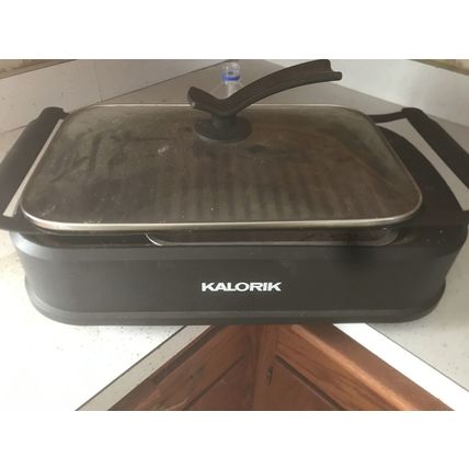 Kalorik® Indoor Smokeless Grill, Black GR 45386 BK Kitchen Camping Appliance