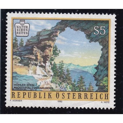 Austria 1992 Hollow Stone Mostertal SG 2284 Mint no gum VGC