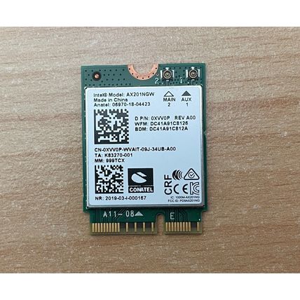 Dell Latitude 5510 Laptop Internal WiFi WLAN Wireless Card Board [REF: A489]