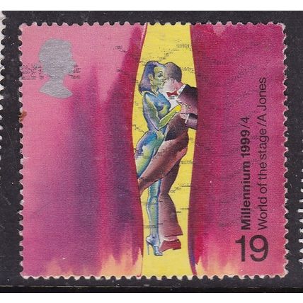 GB 1999 World of the Stage 19p Fine Used SG 2119 VGC