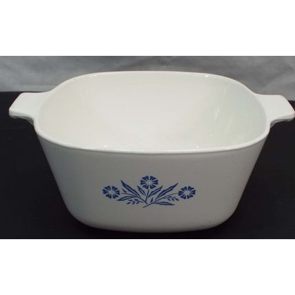 USA Mint Vintage Corning Ware Blue Cornflower 1 3/4 Quart 8 7/8 Length