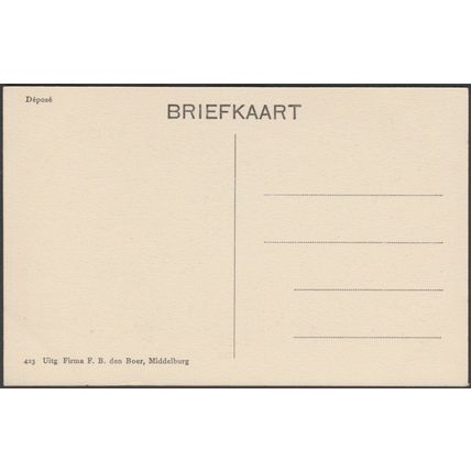 Naar Zee, Zeeland, c.1910s - Den Boer Briefkaart