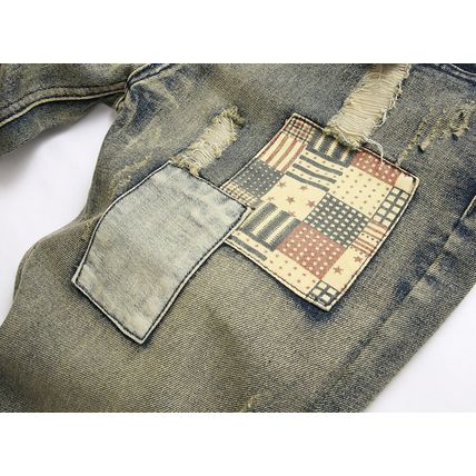 USA STOCK Shorts Men's Casual Pants Half Jeans Ripped Jeans Bike Vintage Jeans