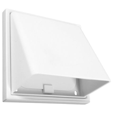 COWL WALL VENT 4" Square Air Duct Hole Grill Grille Extractor Fan Cover Outside
