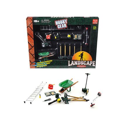 "Landscape Service" Accessories Set for 1/24 Scale Models by Phoenix Toys