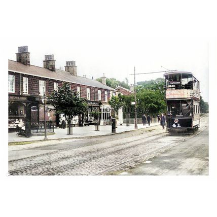 ptc0206 - Headingley Otley Road Shaw Lane Junction , Yorkshire - print 6x4