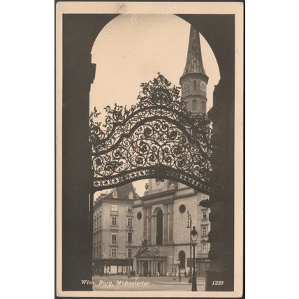 Michaelertor, Burg, Wien, c.1930s - Foto-AK