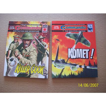 Commando Comics #5252 #5253 VGC