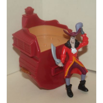 2002 McDonalds Disney's Peter Pan Hook & Ship Piece