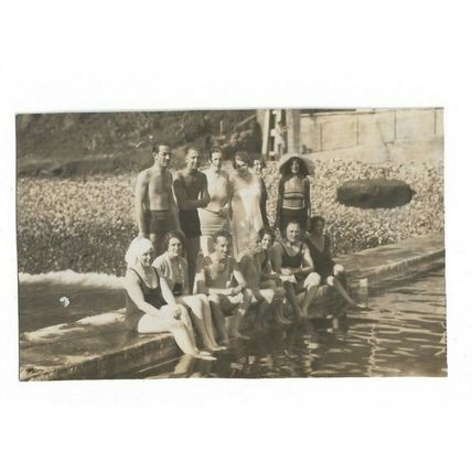 Budleigh Salterton, Devon, Social History, RP Postcard.