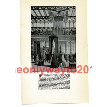 Greek Slave, H Power, Great Exhibition 1851, Book Illustration (Print), 1934