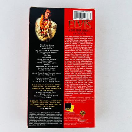 Elvis Presley - Aloha from Hawaii via Satellite VHS Re-Mastered