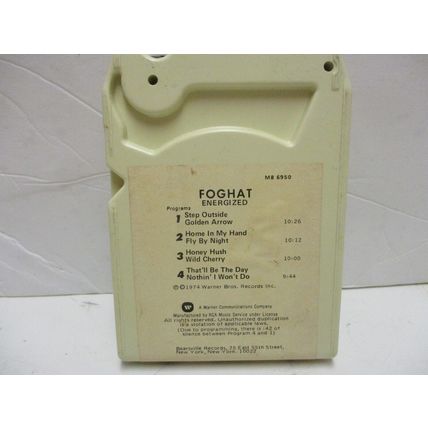 FOGHAT 8 TRACK TAPE