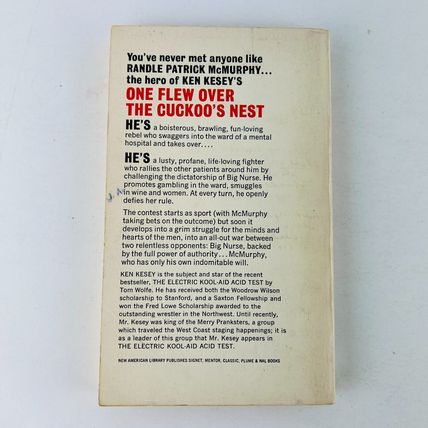 Ken Kesey - One Flew Over the Cuckoo's Nest Mass Market Paperback Book