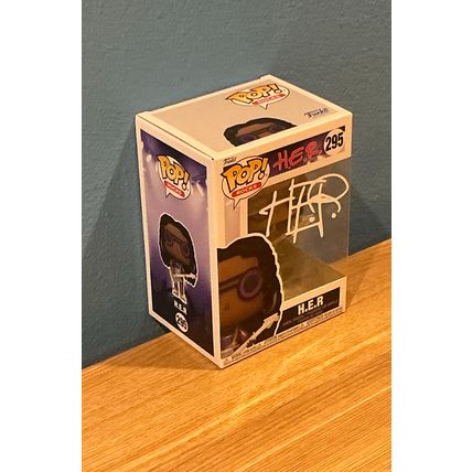 Funko Pop! H.E.R #295 Facsimile Laser Autographed Figure (Box & Protector)