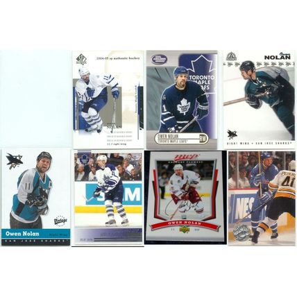 Owen Nolan 27x card lot incl Inserts