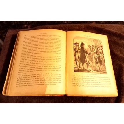 The Adventures Of Robinson Crusoe By Daniel Defoe Circa 1900 10" Tall Good Shape