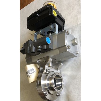 FESTO DFPB-20-090-S5-F04 ROTARY ACTUATOR UNIT FMYB-E120, DN 2" 316L I,HT PN10,CK
