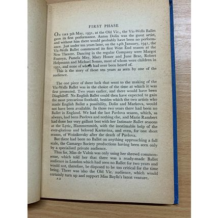 1942 1ST EDITION "VIC-WELLS: A BALLET PROGRESS" P W MANCHESTER HB BOOK (P2)