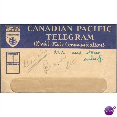 Canada - Canadian Pacific Telegram