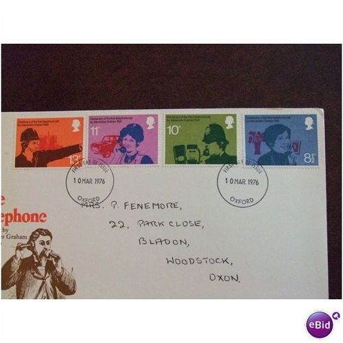 1976 GB Telephone Centenary set of four fine used stamps
