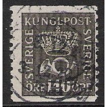 Fa 173 b: 140 ö black - grey black Definitive Stamp: Crown and Posthorn