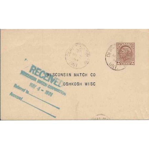 Canada #P65 Postal Card CBN USED 1939