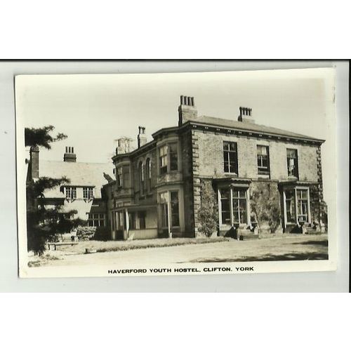 YORK Haverford Youth Hostel Postcard