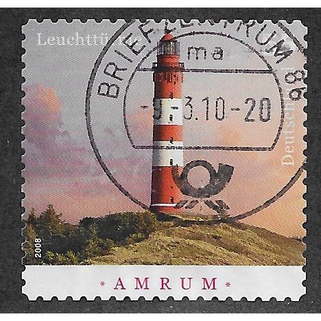 GER 2008 €0.55 (S/A) 'LIGHTHOUSES -AMRUM' FINE USED (EBID66-094)