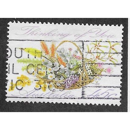 AUS 1992 45c 'GREETINGS - THINKING OF YOU' FINE USED (EBID68-715)