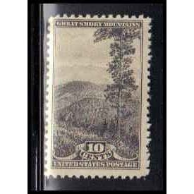 749 10c Smoky Moutains Barely Clears MNH Z1597