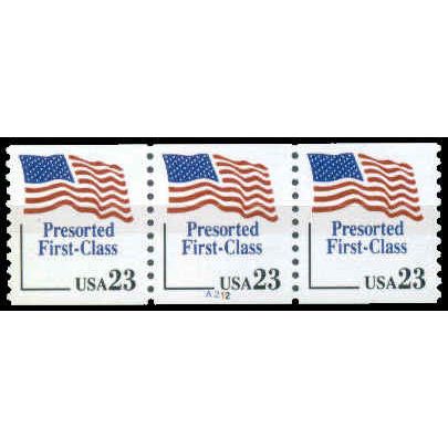 2605 23c U.S. Flag Very Fine MNH PNC A212/3 W1339
