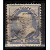 Used 212 1c Benjamin Franklin Just Clears RA0509