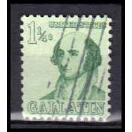 Used 1279 1 1/4c Albert Gallatin Very Fine KA5950
