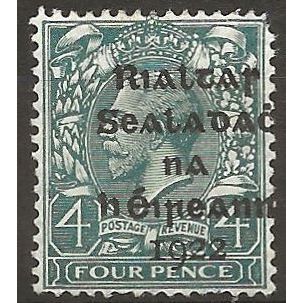 Ireland 1922 SG6 4d Grey-Green Mounted Mint .
