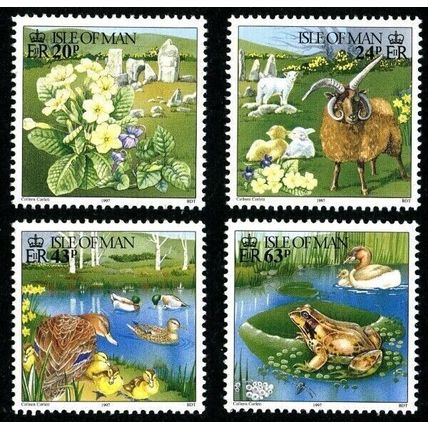 ISLE OF MAN SG730-733 1997 SPRING IN MAN ~ UNMOUNTED MINT