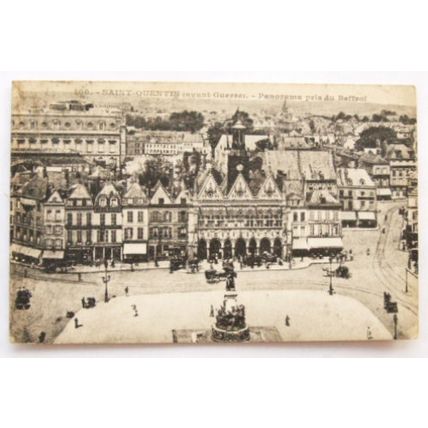 1929 postcard Saint Quentin, France