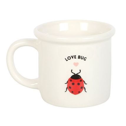 Mug Love Bug design with 3D Ladybird