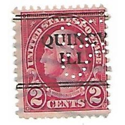 PRECANCELED-PERFIN QUINCY ILL, 243 S195-32 SO READ