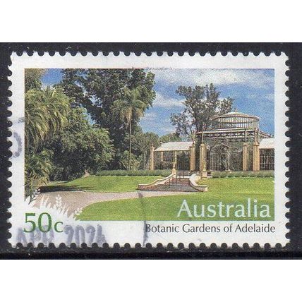 Australia 2007 Botanic Gardens - Botanic Gardens, Adelaide 50c Sheet Used