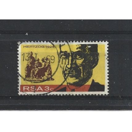 SouthAfrica.SG274 3c Hertzog in 1924.Fine Used.Aug25b