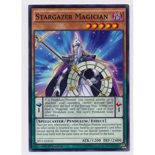 YuGiOh Arc-V SP15-EN010 Stargazer Magician 1st Edition