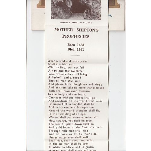 Mother Shipton The Inn Sign at Knaresborough Novelty Postcard