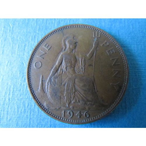 1946 GEORGE VI ONE PENNY FREE POST. (j) AAJ