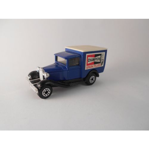 Matchbox Model A Ford champion spark plugs (blue) good condition