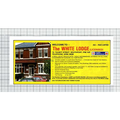 C7648) Copplehouse Southport John Ferber / White Lodge Larry McKee - 1986 Advert