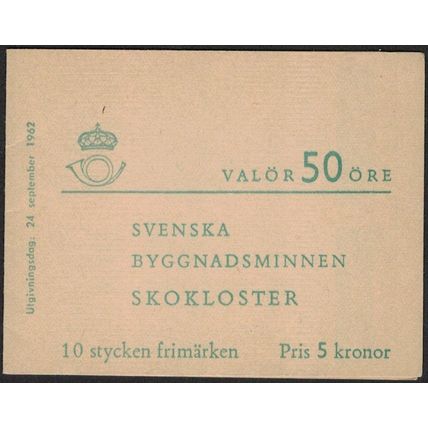 Sweden - Booklet: Facit #H150 Byggnadsminnen - Skokloster