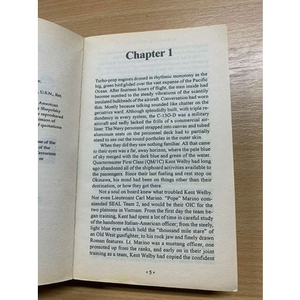 1994 "SEAL TEAM COMBAT MISSIONS: SEARCH & DESTROY" WAR FICTION PB BOOK (P2)