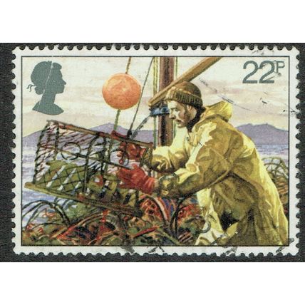 1981 Fishing Industry 22p Multicoloured SG1168 GU