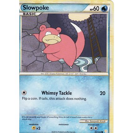 Pokemon Heartgold Soulsilver 81/123 Slowpoke